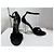 Louis Vuitton Sandali Crystal Flower High Heels Velluto Acrilico Nero Taglia 36 Gold hardware - vista 8