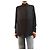 Victoria Beckham Camisa preta com painel contrastante - size UK 6 Preto