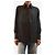 Victoria Beckham Camisa preta com painel contrastante - size UK 6 Preto - vista 3