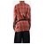 Isabel Marant Camisa de algodón a cuadros roja Blamdia - size UK 8 - vista 2