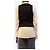 Céline Chaleco de cachemira negro - size UK 6 - vista 2