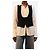 Céline Chaleco de cachemira negro - size UK 6 - vista 3