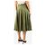 Colombo Falda midi plisada de mezcla de seda verde - size UK 10 - vista 3