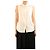 Theory Ärmellose Seidenbluse in Creme - Größe M Roh