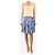 Prada Minifalda plisada azul con estampado de azulejos - size UK 12 - vista 2