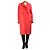 Stella Mc Cartney Abrigo largo de lana rosa - size UK 10