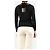 Red Valentino Schwarzer Pullover mit Spitzenbesatz - size S - Ansicht 2