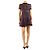 Self portrait Mini abito ricamato viola - size UK 10 Porpora
