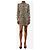 Saint Laurent Mini robe en soie imprimée cœurs noir et blanc - size UK 6 - vue 3