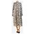 Ganni Vestido plisado estampado gris - size UK 12 - vista 3