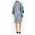 Etro Vestido caftán estampado de seda azul - size M - vista 2