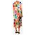 Eres Multi printed silk dress - size One Size Multiple colors - view 2