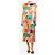 Eres Multi printed silk dress - size One Size Multiple colors - view 3