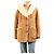 Autre Marque Brauner Shearling-Mantel - size M