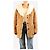 Autre Marque Brauner Shearling-Mantel - size M - Ansicht 4