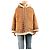 Autre Marque Brown Valley Shearling-Mantel - One size Braun