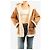 Autre Marque Brown Valley Shearling-Mantel - One size Braun - Ansicht 4
