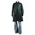 Isabel Marant Cappotto reversibile in shearling Abazoe verde scuro - size UK 10