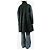 Isabel Marant Cappotto reversibile in shearling Abazoe verde scuro - size UK 10 - vista 2