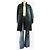 Isabel Marant Cappotto reversibile in shearling Abazoe verde scuro - size UK 10 - vista 5