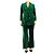 Etro Completo in velluto verde due pezzi - size UK 14