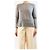 Autre Marque Grauer Merino-Kaschmir-Pullover - Größe S - Ansicht 3