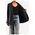 Autre Marque Blazer de espiga azul marino - size XS - vista 4