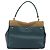 SAINT LAURENT Hand Bag Leather Navy Beige 197149 - vista 2
