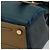 SAINT LAURENT Hand Bag Leather Navy Beige 197149 - vista 9