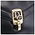 Christian Dior Shoulder Bag Leather Black Gold Tone - vista 17