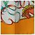 Hermès HERMES Carre 90 Scarf Silk  LUNA ARK  Orange White - vista 12