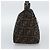 FENDI Zucca Canvas Mamma Baguette Shoulder Bag Brown Black - vista 3