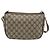 GUCCI GG Supreme Web Sherry Line Shoulder Bag PVC Leather Beige Gold - vista 2