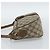 GUCCI GG Supreme Web Sherry Line Shoulder Bag PVC Leather Beige Gold - vista 3