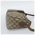 GUCCI GG Supreme Web Sherry Line Shoulder Bag PVC Leather Beige Gold - vista 4