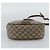 GUCCI GG Supreme Web Sherry Line Shoulder Bag PVC Leather Beige Gold - vista 5
