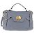 Miu Miu Hand Bag Leather 2way Light Blue Gold Tone - vista 13