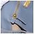 Miu Miu Hand Bag Leather 2way Light Blue Gold Tone - vista 25