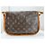Borsa Louis Vuitton Menilmontant PM Logo Monogram Brown Marrone Monogramma - vista 3