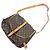 Bolsa de Ombro Louis Vuitton Saumur 30 Marrom - vista 4