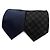 Set Cravatta in Seta Louis Vuitton in Nero e Blu Navy