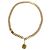 Chanel Vintage 93A Münzkettengürtel mit Metall-Logo-Plakette und Coco-Markierung Golden - Ansicht 4