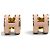 Hermès HERMES Mini Pop H Ohrringe Pink Golden