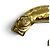 Chanel A24S ABD375 Coco Mark Brosche mit Kunstperlen Weiß Golden - Ansicht 6