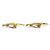 Orecchini a clip Chanel Vintage 04P Gold D'oro - vista 3