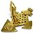 Orecchini a clip Chanel Vintage 04P Gold D'oro - vista 4