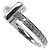 Tiffany & Co. T One Ring aus 18K Weißgold mit Diamant - Ansicht 2