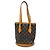 Borsa Tote Louis Vuitton Bucket PM Marrone