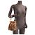 Borsa in pelliccia Fendi Mon Trésor Brown Marrone - vista 9