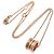 Bulgari Collana Bvlgari B.zero1 Pink Gold - vista 8